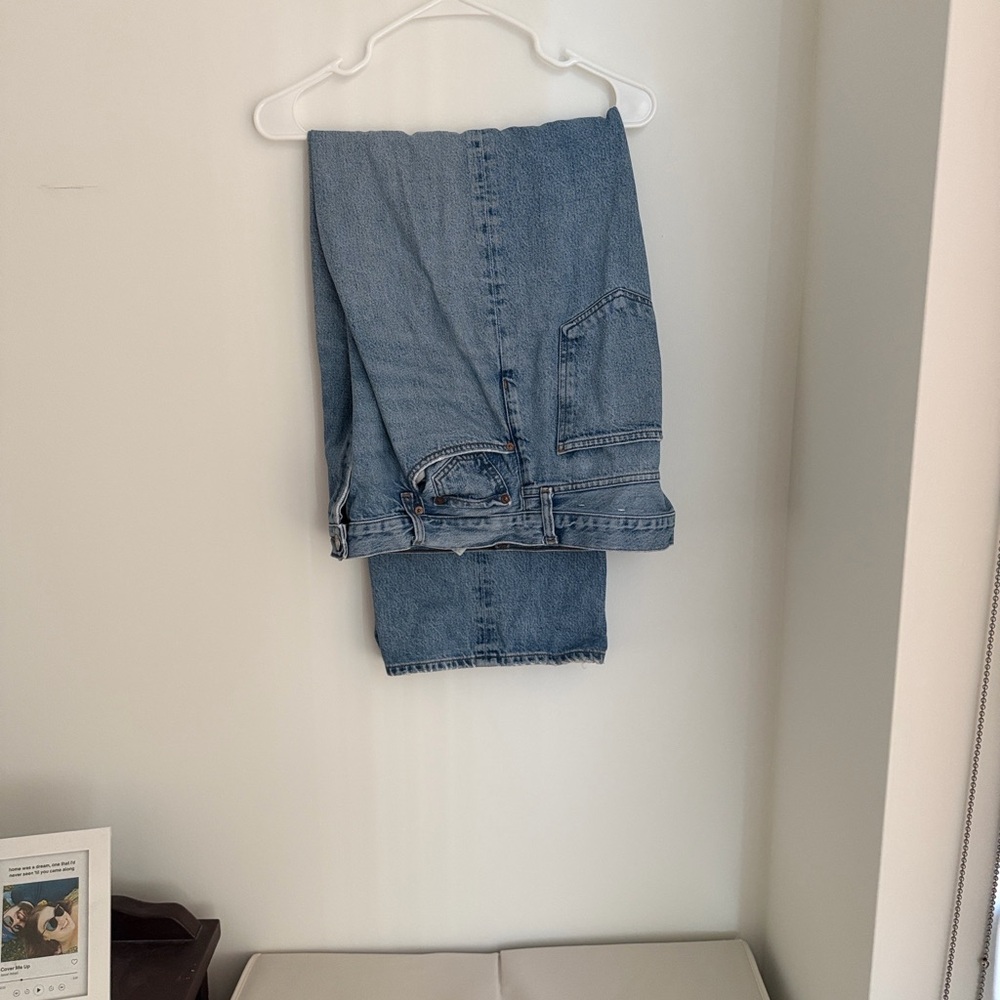 Agolde Low Slung Baggy Straight Jeans - Picture 4 of 6